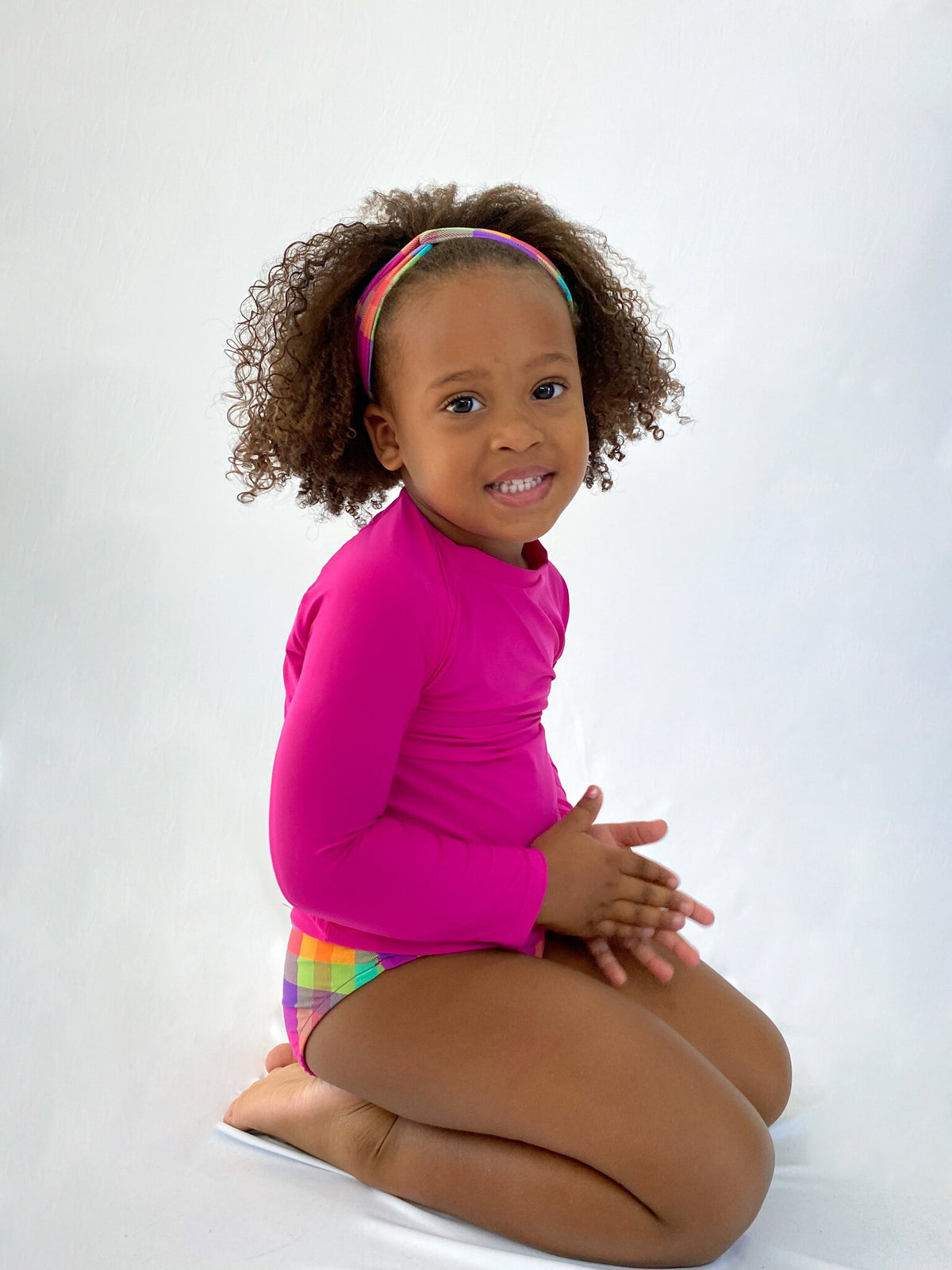 Model Back: Rio De Sol Rash Guard Amaranto Rash-Guard Kids