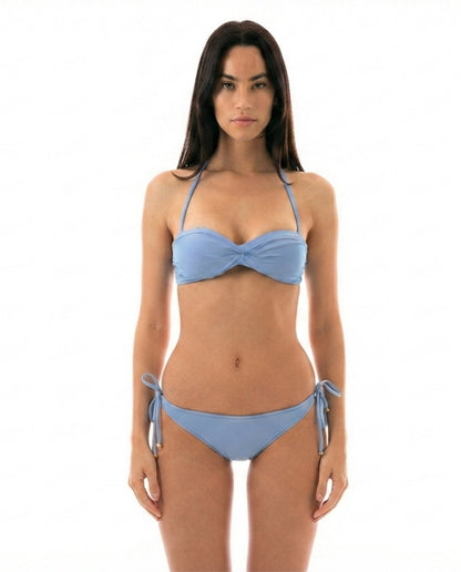 Model Front: Rio De Sol Bikini Bottoms Bottom Garoa Band Comfort