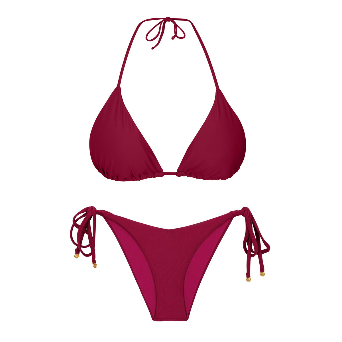 Product Front: Rio De Sol Two Piece Swimwear Set Touch-Carmim Tri-Inv Amora