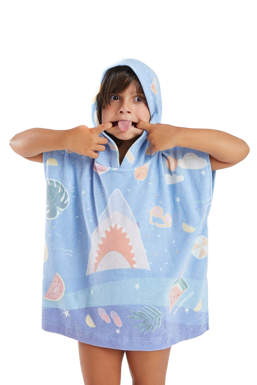 Image 04: Blueman Towels Poncho Mini Surfer Sticker
