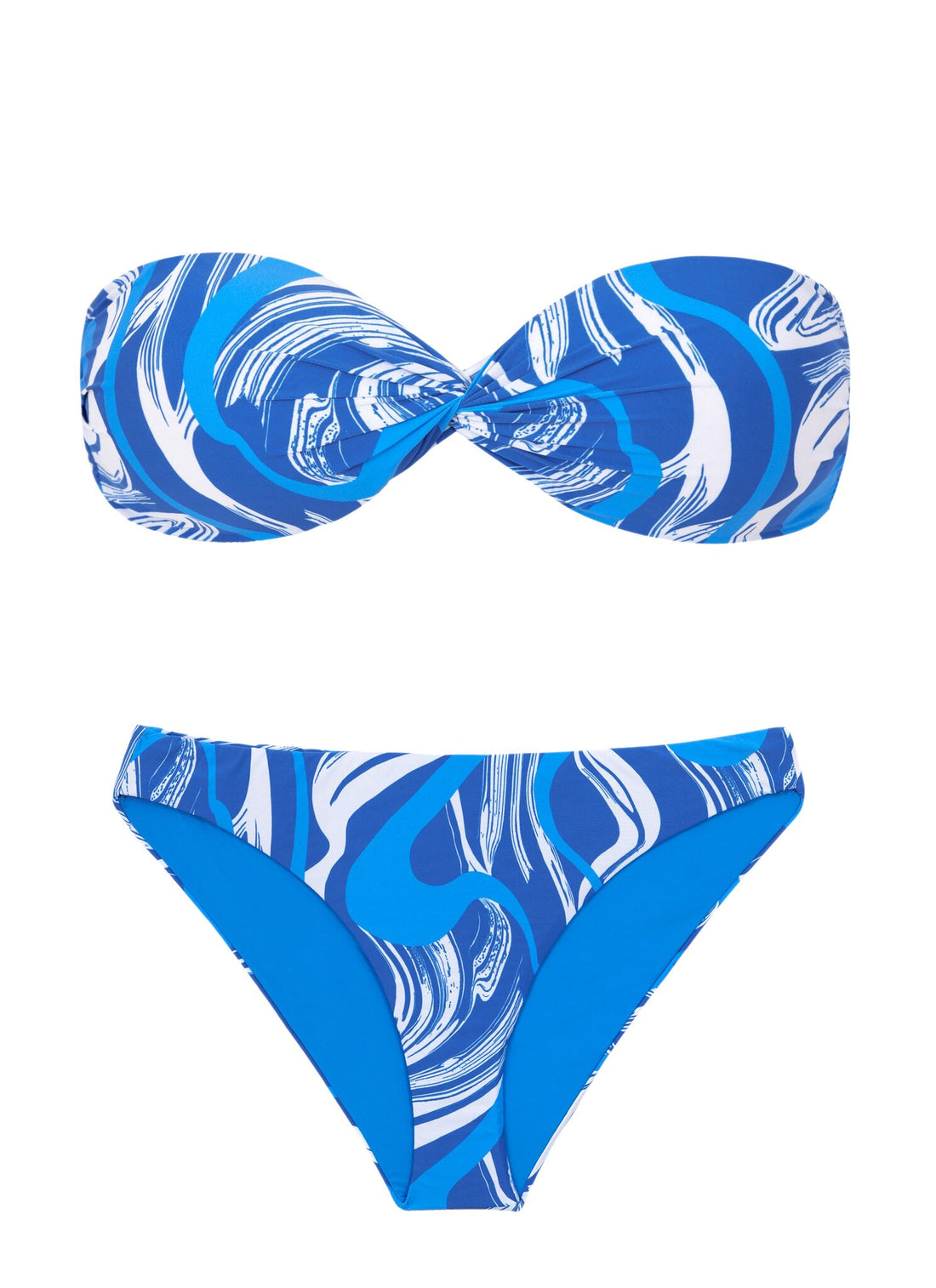 Product Front: Rio De Sol Two Piece Swimwear Set Inagua Twist Essential-Comfy