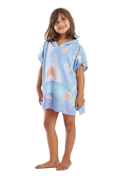 Model Front: Blueman Towels Poncho Mini Surfer Sticker
