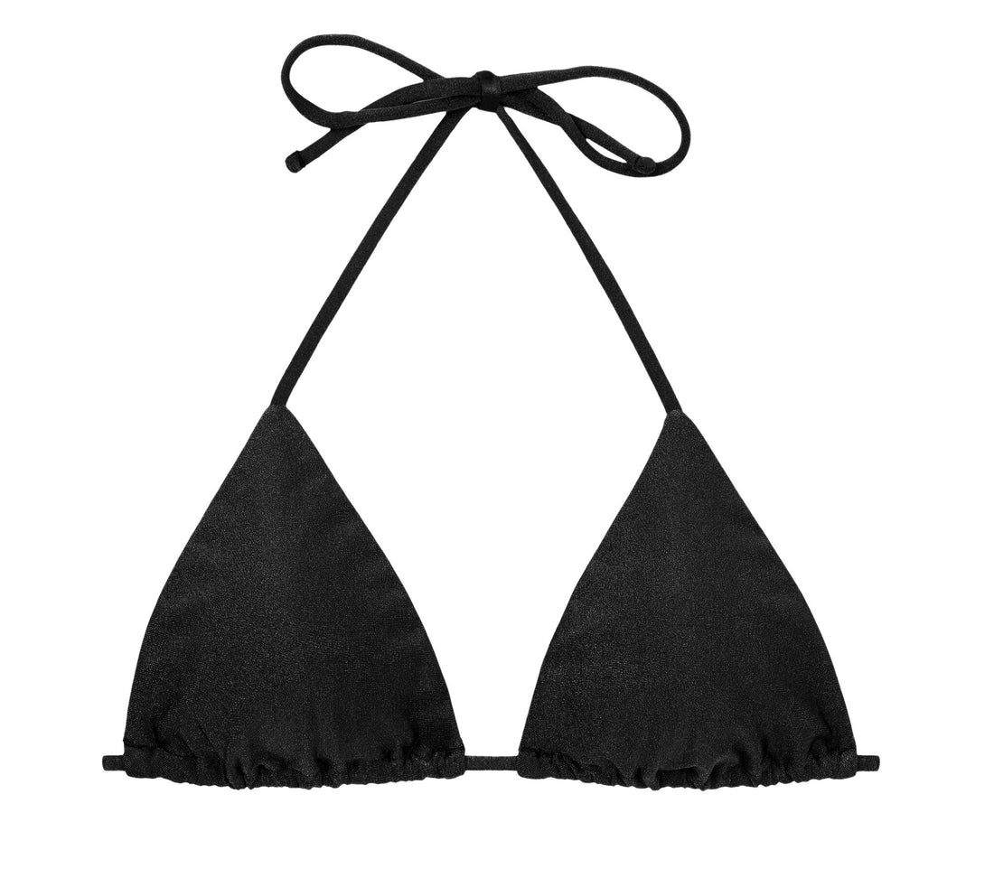 Product Front: Rio De Sol Bikini Tops Top Shimmer-Black Tri-Inv