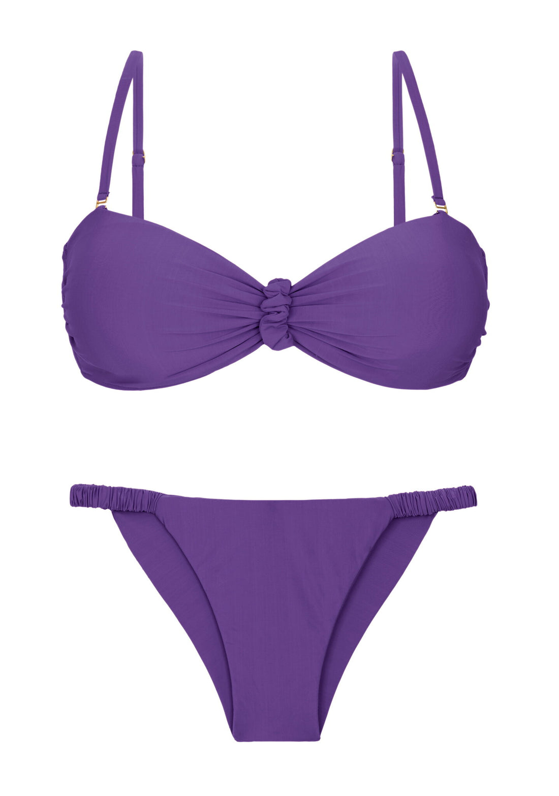 Product Front: Rio De Sol Two Piece Swimwear Set Amuleto Bandeau-Crispy Cheeky-Crispy