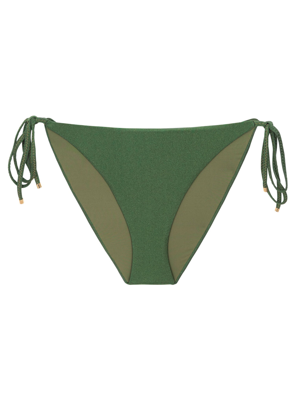 Product Front: Rio De Sol Bikini Bottoms Bottom Shimmer-Croco Ibiza-Comfy-Gold