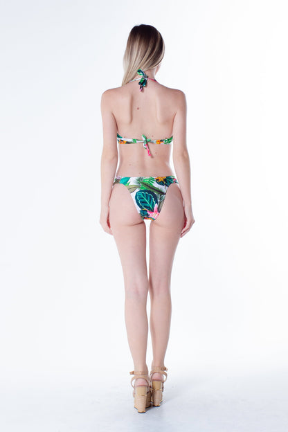 Image 04: La Playa Bikini Tops Top Fina Turbinado Ikebana Branco