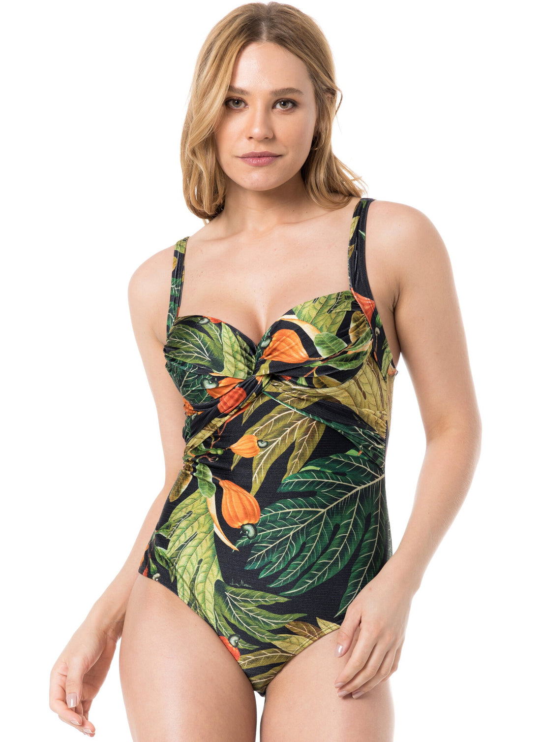Gallery: Lua Morena One Piece Swimsuits Maio Meia-Taca Caju