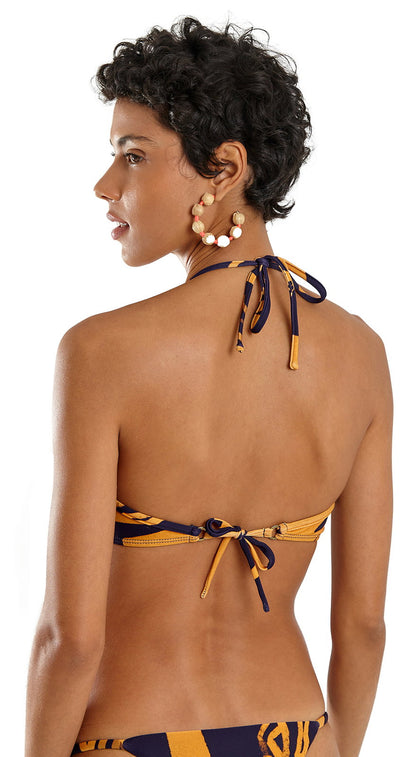 Image 05: Blueman Bikini Tops Top Fox Bold Leafs