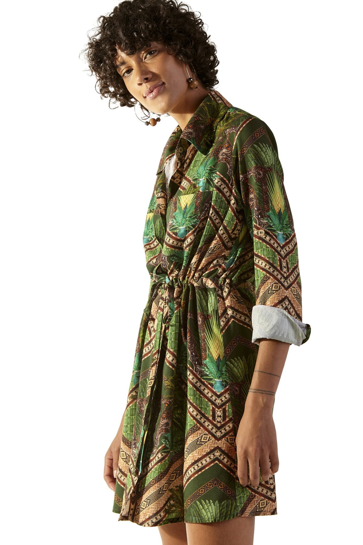 Image 05: Blueman Shirtdress Chemise Java