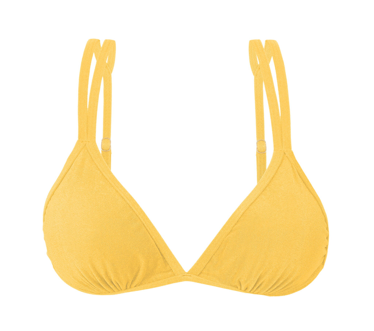 Product Front: Rio De Sol Bikini Tops Top Malibu-Yellow Tri-Duo