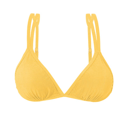 Product Front: Rio De Sol Bikini Tops Top Malibu-Yellow Tri-Duo
