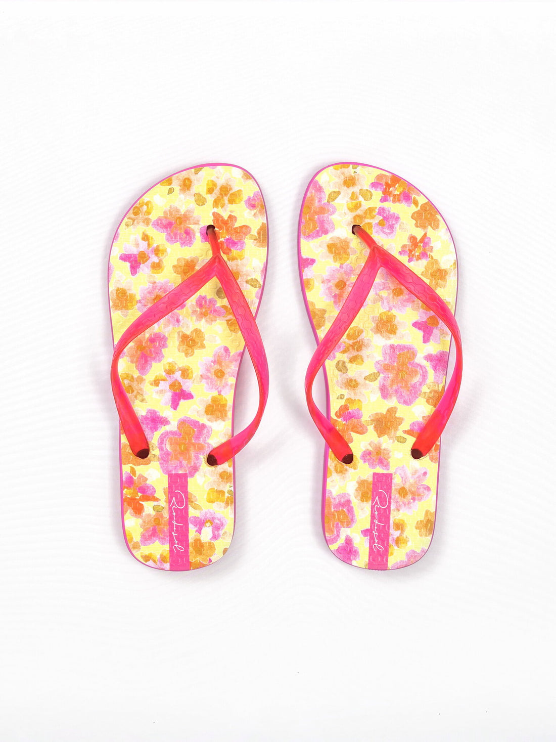 Product Front: Rio De Sol Flip-Flops Ditsy-Butter Slim