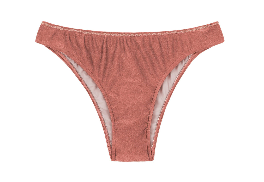 Product Front: Rio De Sol Bikini Bottoms Bottom Shimmer-Copper Essential