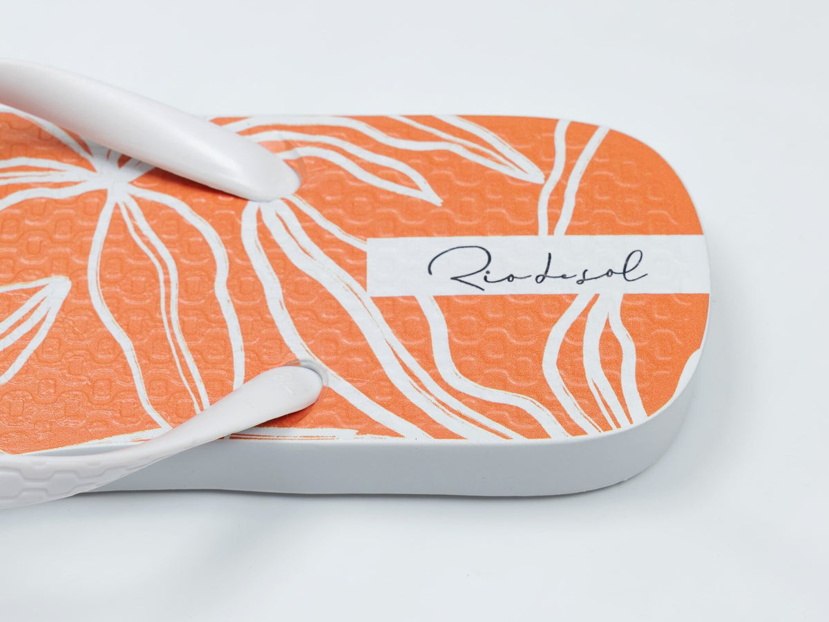 Image 04: Rio De Sol Flip-Flops Trail-Orange Slim