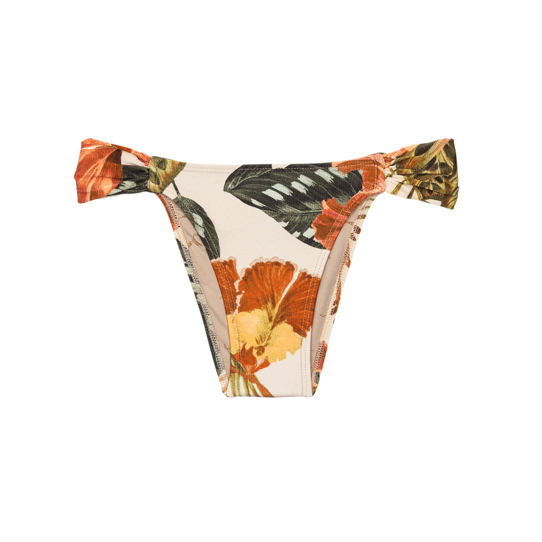 Product Front: Lua Morena Bikini Bottoms Bottom Brisa-Tropical Drapeada-Fina