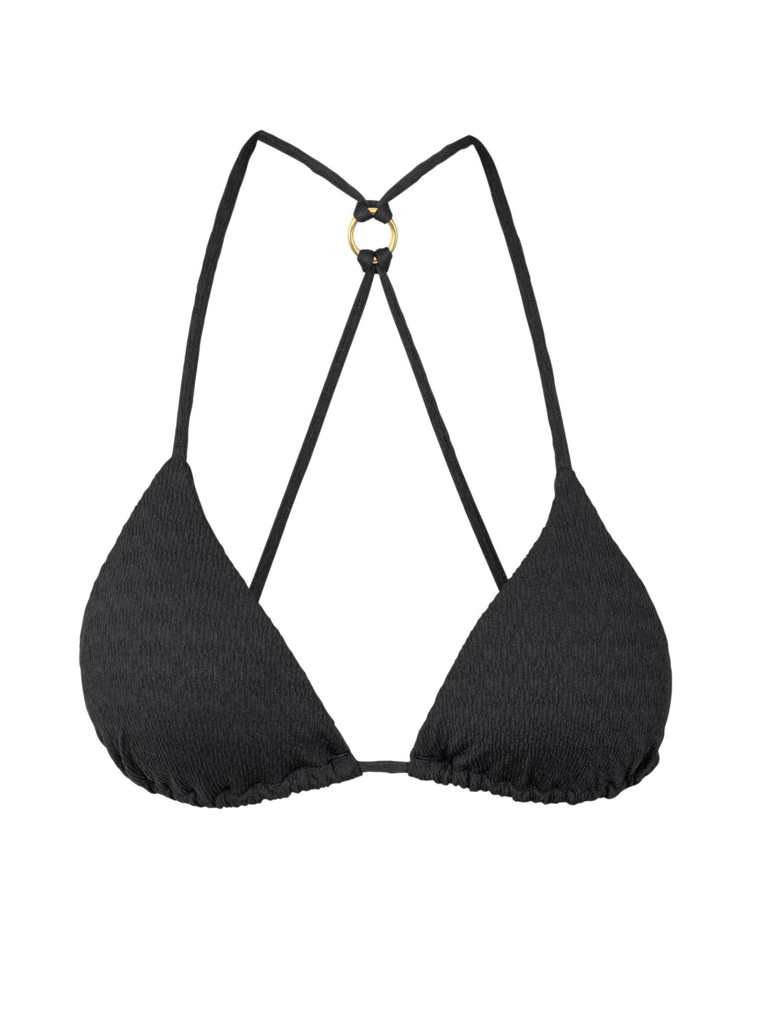 Product Front: Rio De Sol Bikini Tops Top Solar-Black Tri-Aya