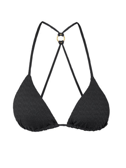 Product Front: Rio De Sol Bikini Tops Top Solar-Black Tri-Aya