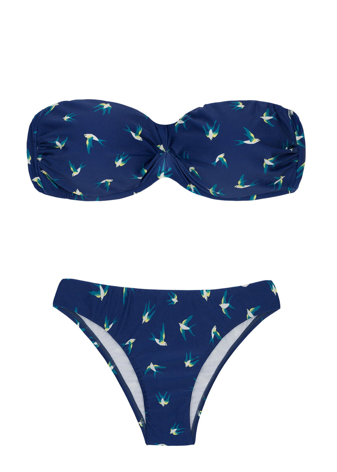 Product Front: Rio De Sol Two Piece Swimwear Seabird Bandeau