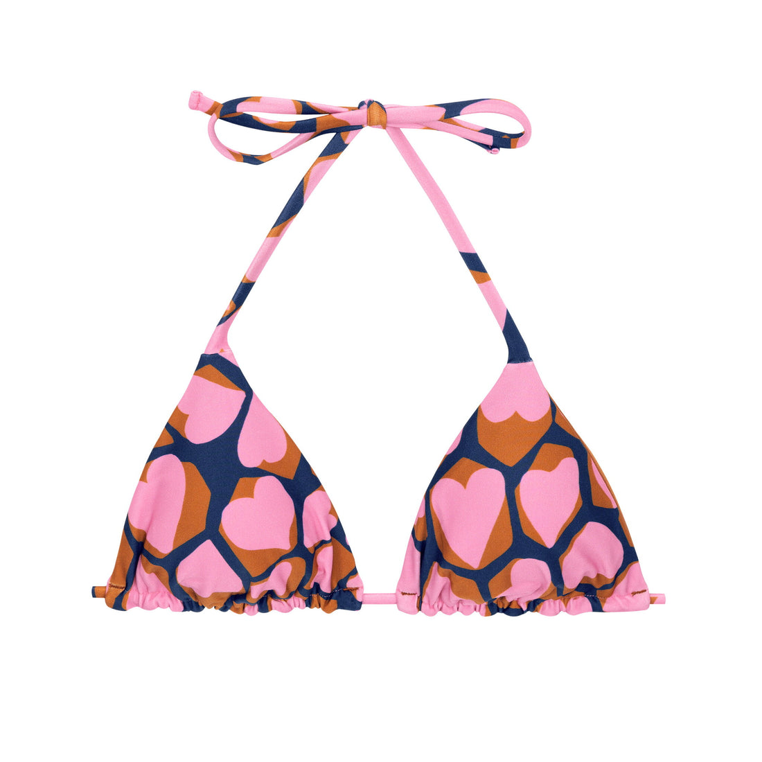 Product Front: Rio De Sol Bikini Tops Top Amore-Pink Tri-Inv