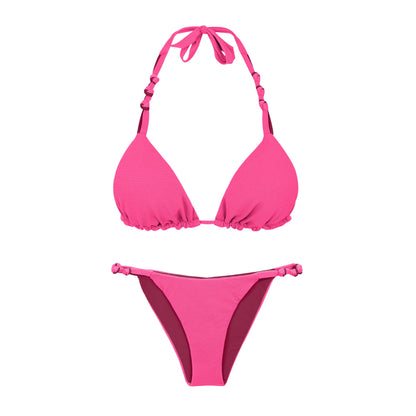 Product Front: Rio De Sol Two Piece Swimwear Set Mtx-Ultrapink Tri-Rev Essential-Rev