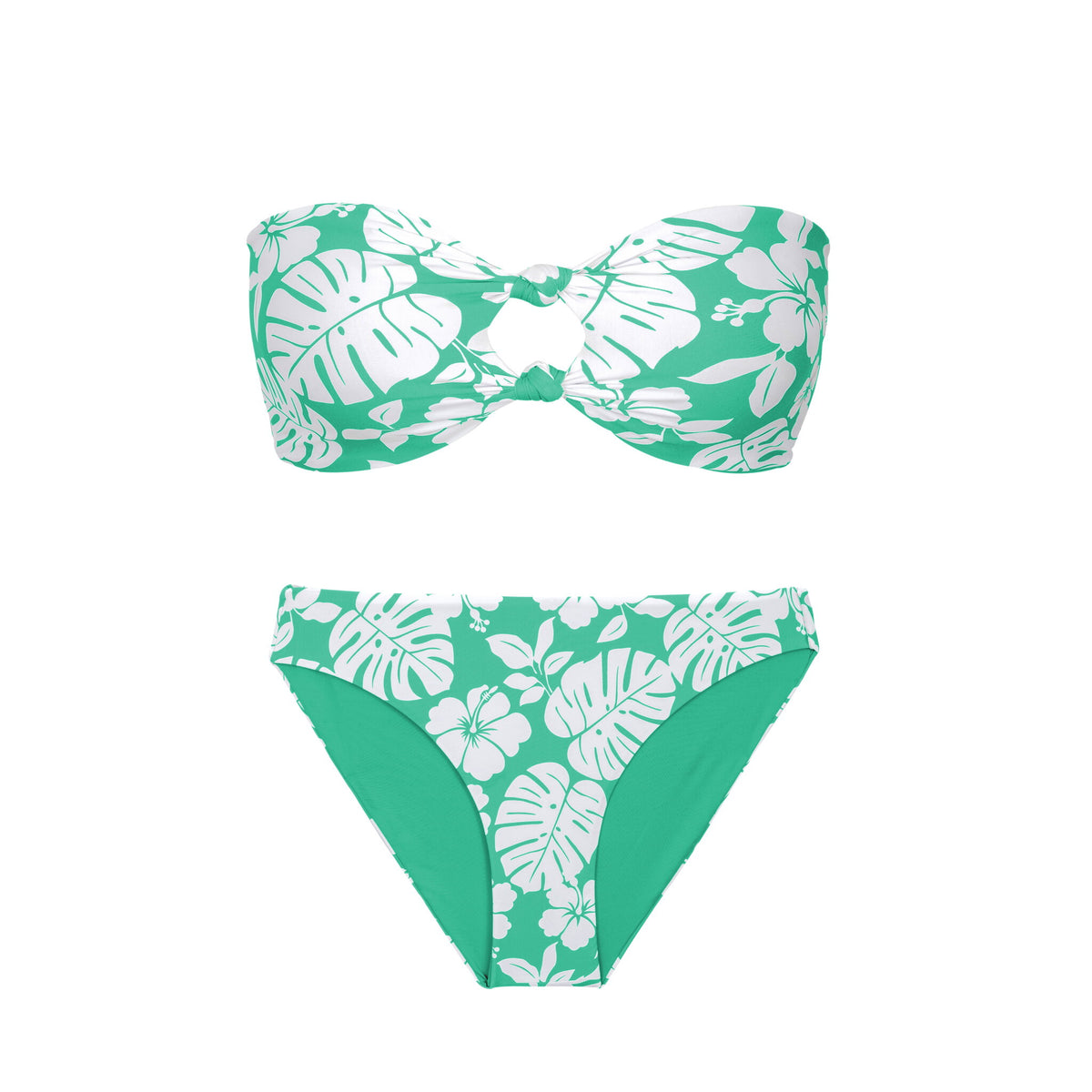 Product Front: Wednesday In Hawaii By Rio De Sol Two Piece Swimwear Set Pua-Valley Lani Waikiki