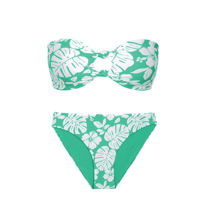 Product Front: Wednesday In Hawaii By Rio De Sol Two Piece Swimwear Set Pua-Valley Lani Waikiki