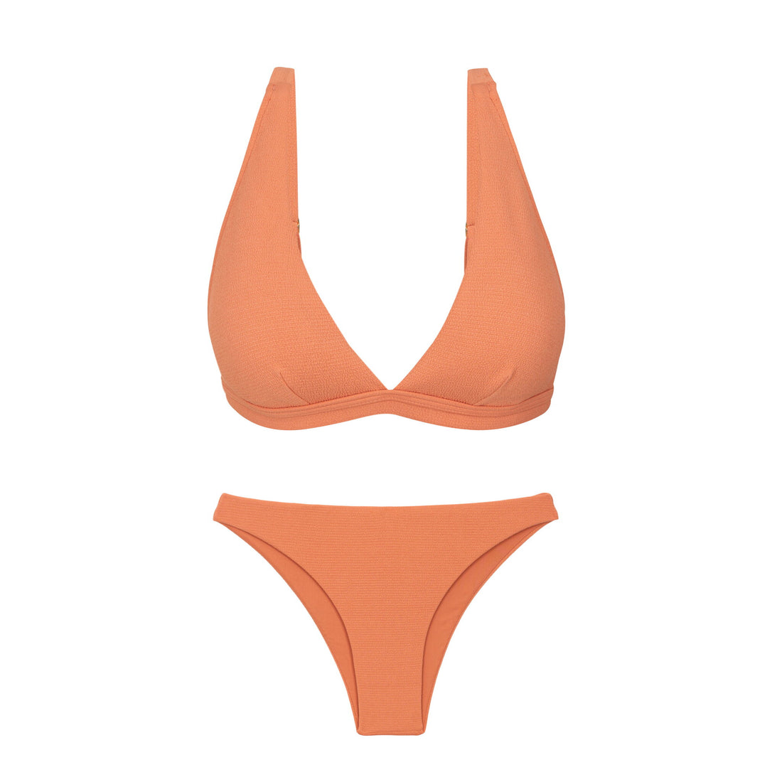 Product Front: Rio De Sol Two Piece Swimwear Set Sand-Argila Alba Leblon