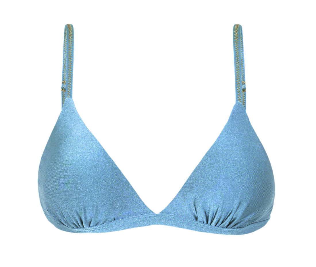 Product Front: Rio De Sol Bikini Tops Top Shimmer-Baltic-Sea Tri-Fixo