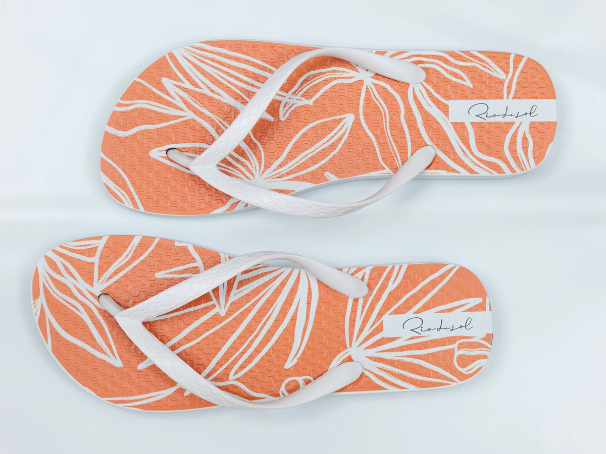 Image 05: Rio De Sol Flip-Flops Trail-Orange Slim