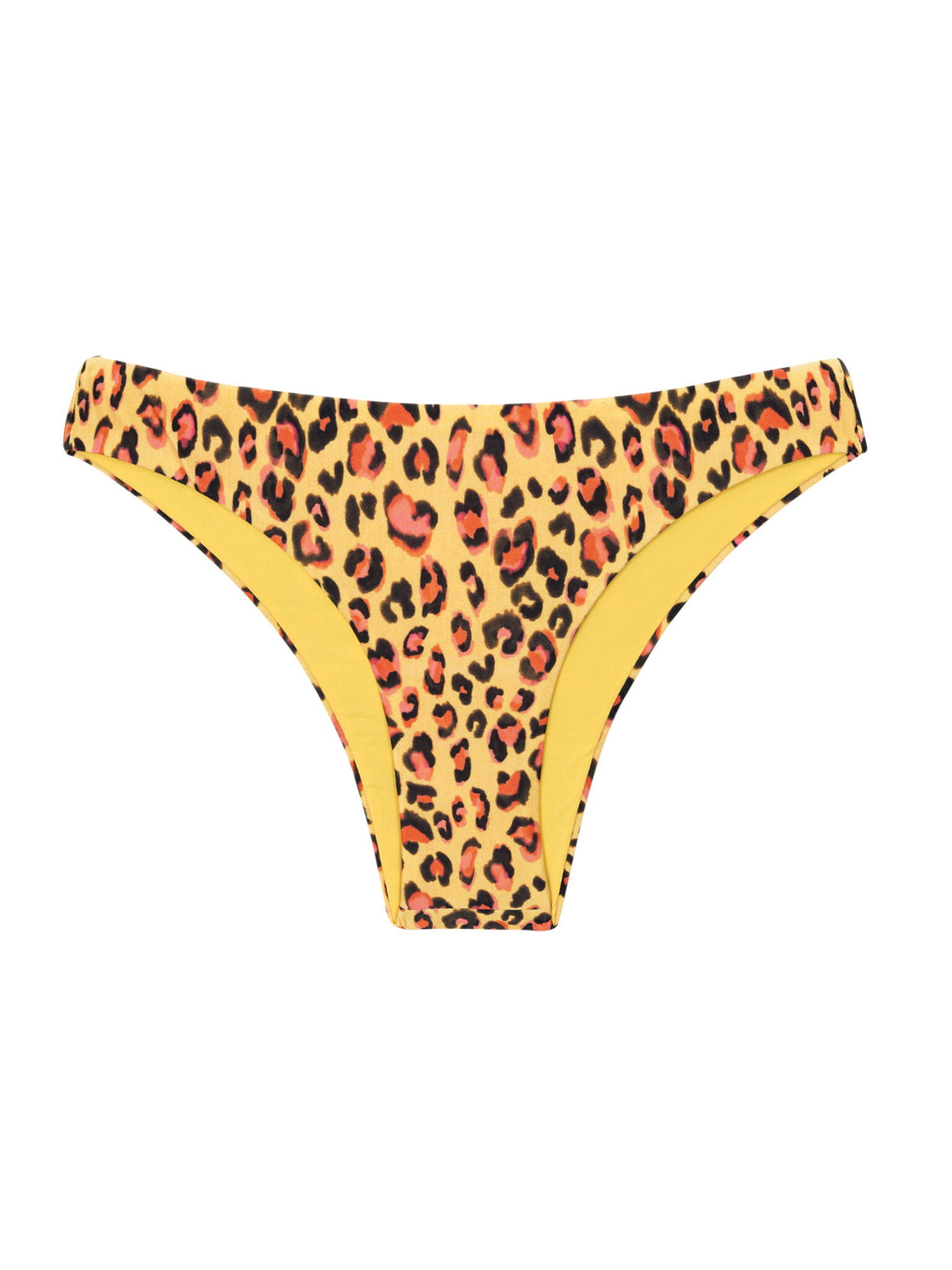 Product Front: Rio De Sol Bikini Bottoms Bottom Yellow-Feline Essential
