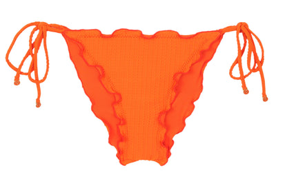 Product Front: Rio De Sol Bikini Bottoms Bottom Dots-Orange Frufru