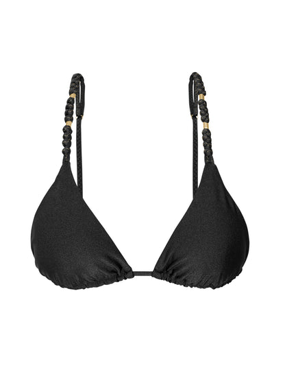 Product Front: Rio De Sol Bikini Tops Top Shimmer-Black Lia-Noa