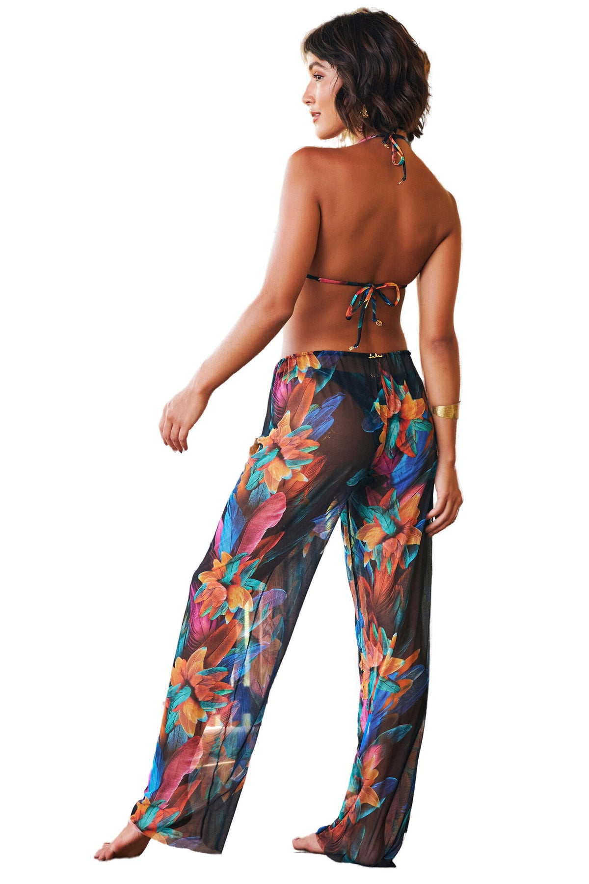 Image 04: Lua Morena Pants Calca Tule Brinco Preto