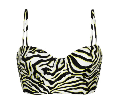 Product Front: Rio De Sol Bikini Tops Top Wild-Black Balconet-Anna