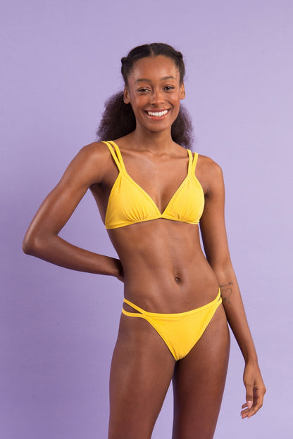 Image 11: Rio De Sol Two Piece Swimwear Set Malibu-Yellow Tri-Duo Rio-Duo
