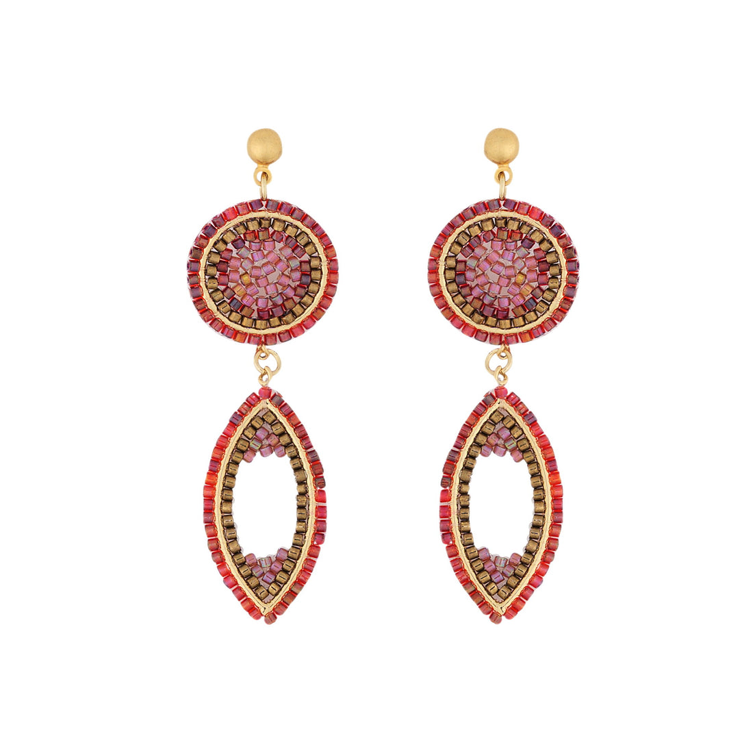 Product Front: Mishky Earrings Cascade Gp-S-1337