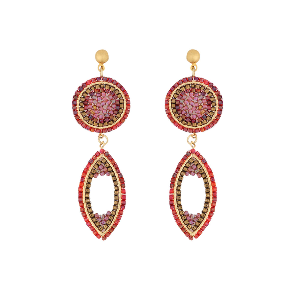 Product Front: Mishky Earrings Cascade Gp-S-1337