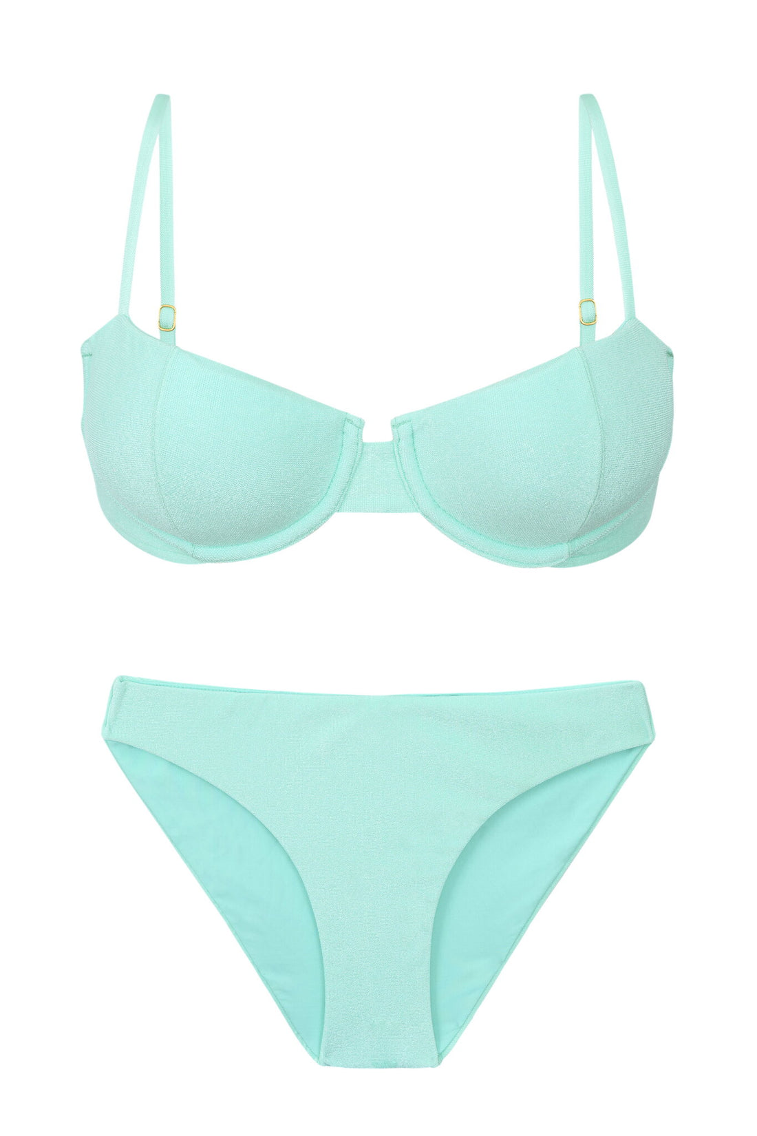 Product Front: Rio De Sol Two Piece Swimwear Set Malibu-Menta Balconet Essential-Comfy