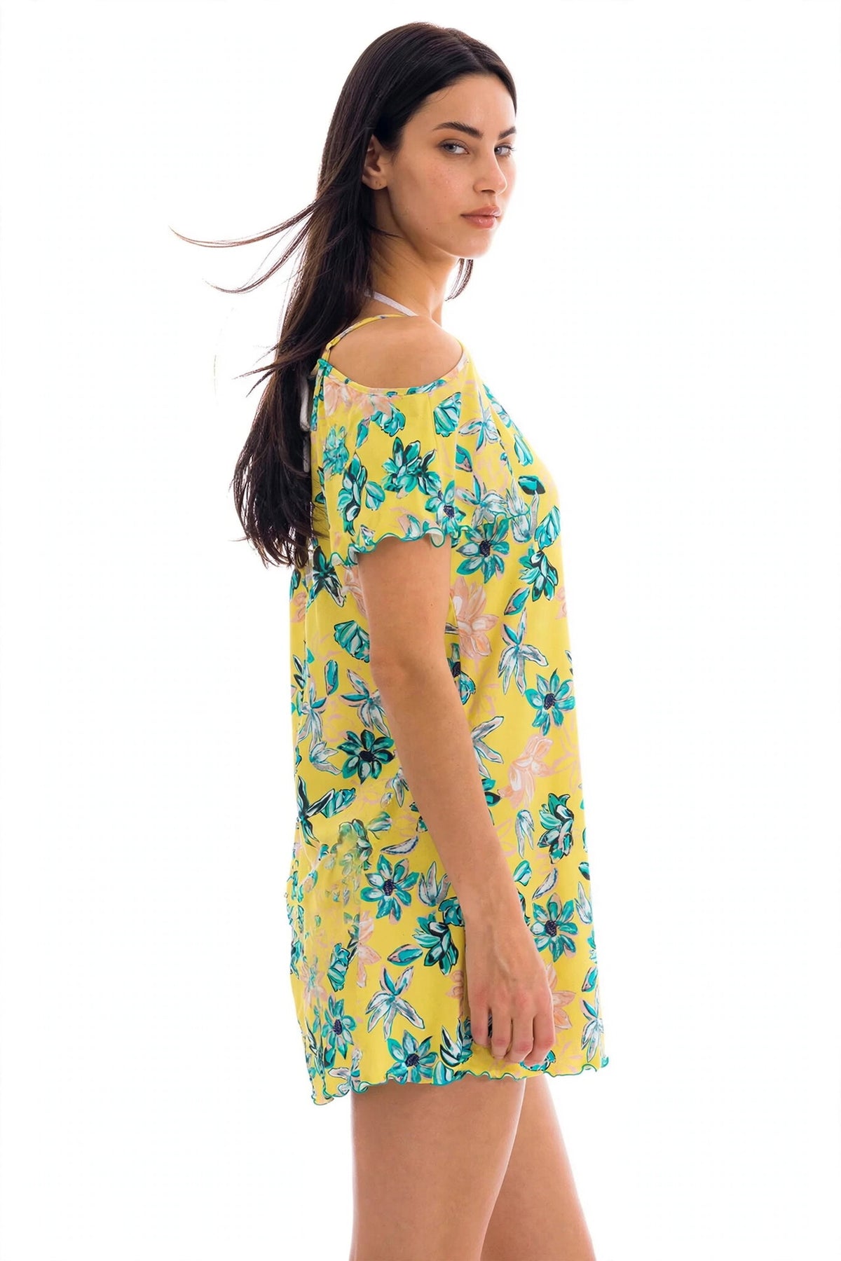 Image 03: Rio De Sol Mini Dresses Saida Florescer Off Shoulder