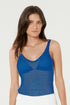 Gallery: Blueman Beach Top Blusa Tricot Color Azul
