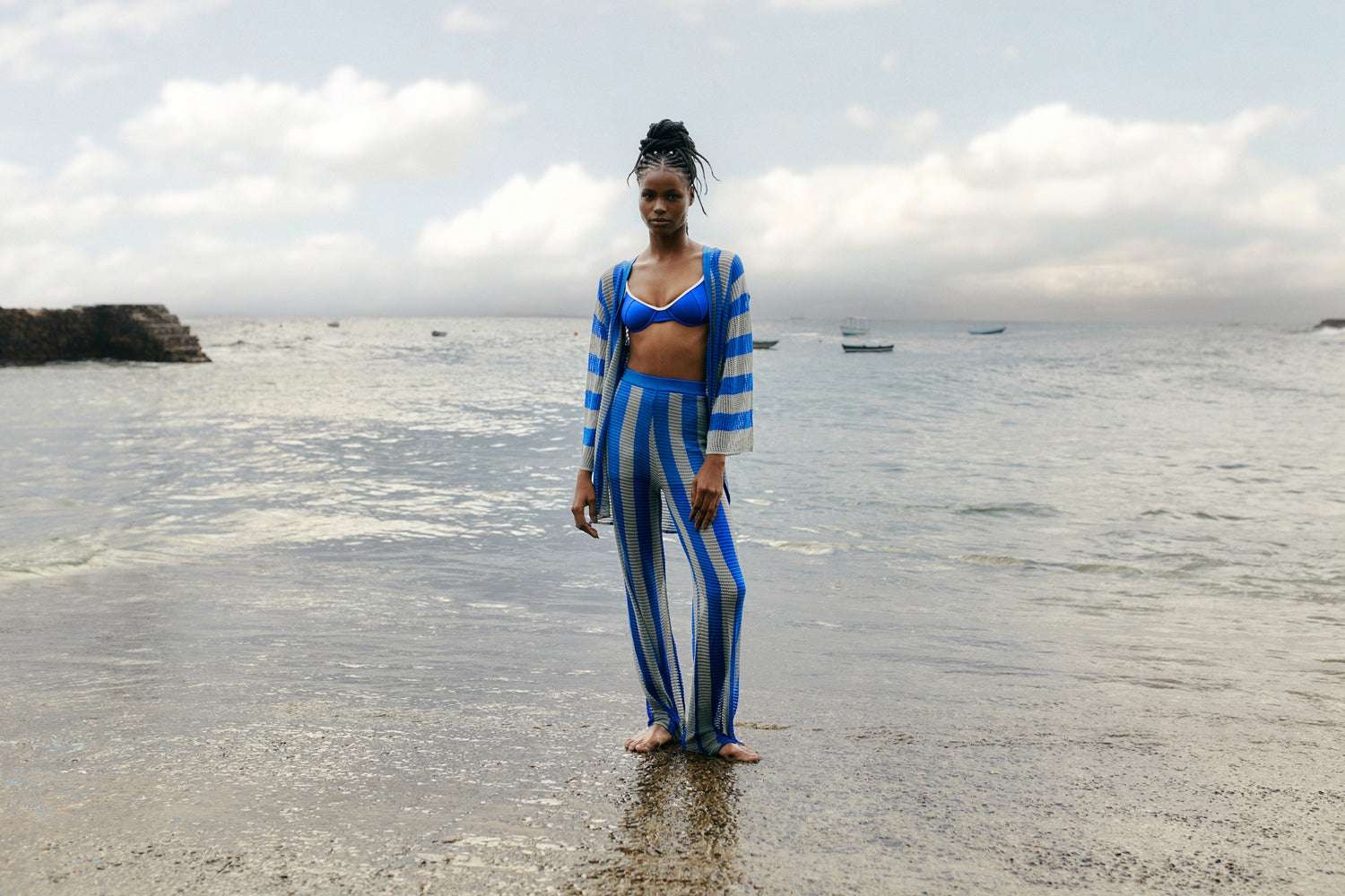 Image 09: Blueman Beach Trousers Calca Tricot Listras