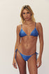 Model Front: Blueman Set Set Azul-Branco Triangulo Lacinho-Tahiti