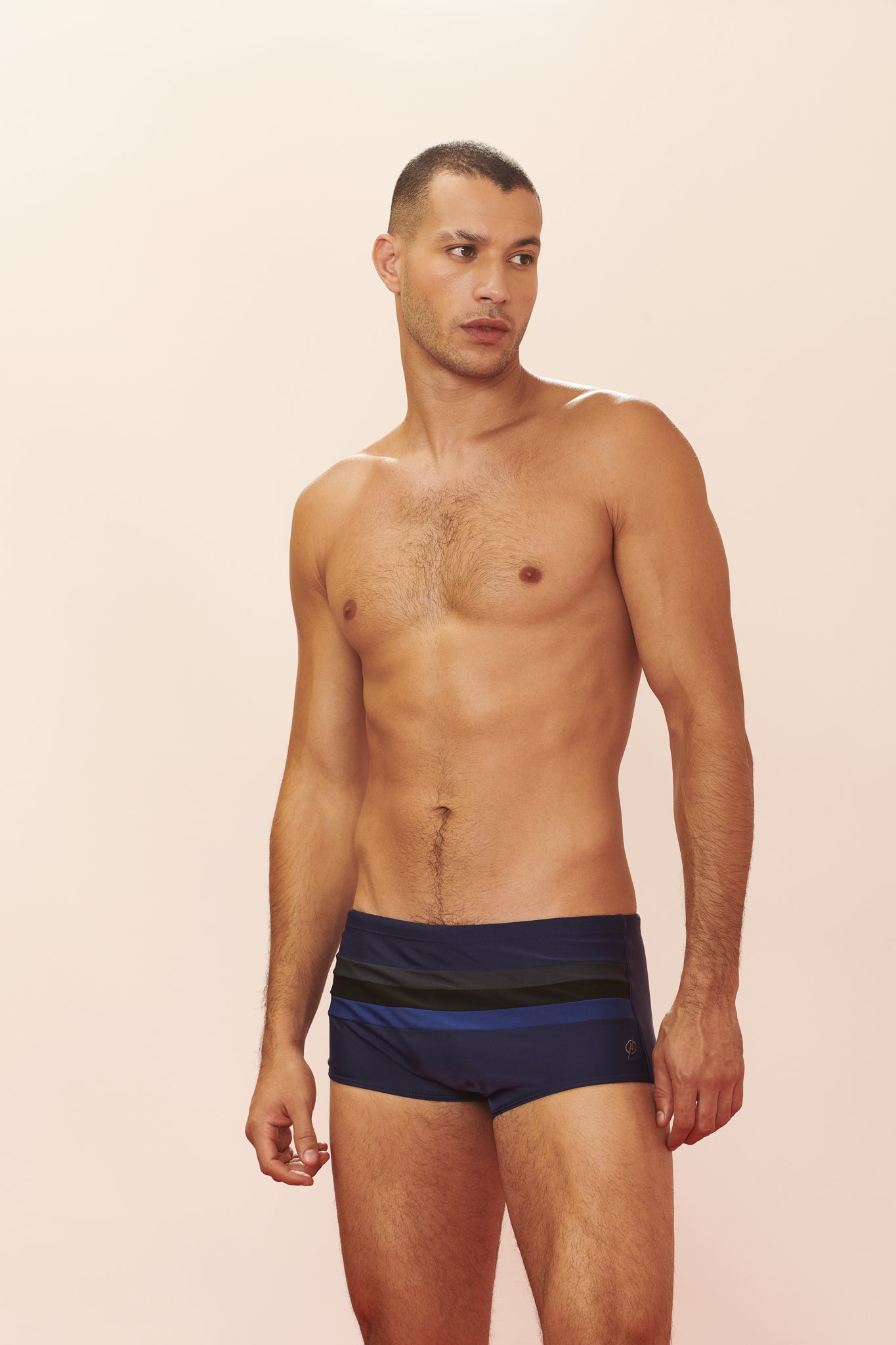 Model Front: Blueman Sunga / Boxer Sunga Army Mondello Azul-Marinho