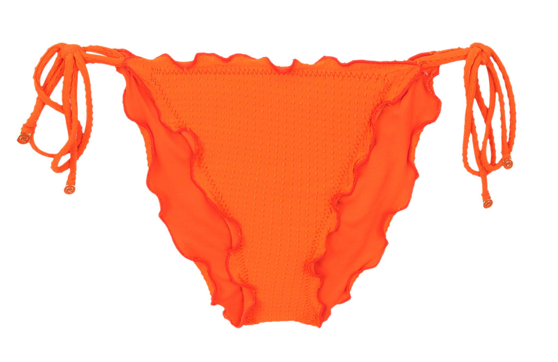 Product Front: Rio De Sol Bikini Bottoms Bottom Dots-Orange Frufru-Comfy