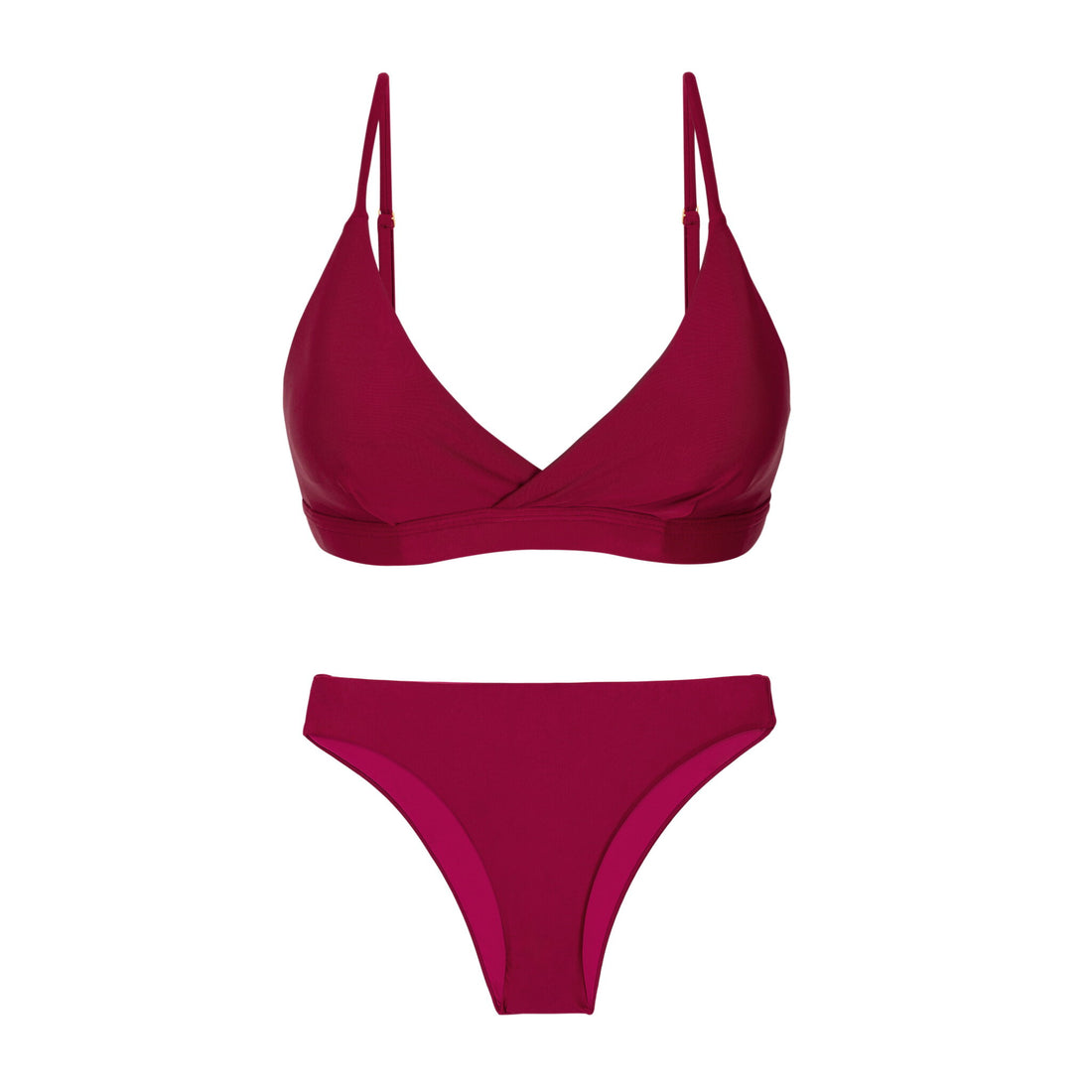 Product Front: Rio De Sol Two Piece Swimwear Set Touch-Carmim Paola Essential