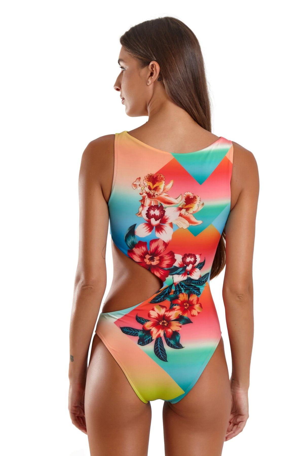 Image 04: Blueman One Piece Swimsuits Maio Body Flower Power
