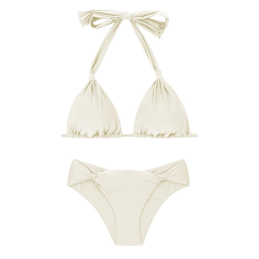 Product Front: Rio De Sol Two Piece Swimwear Set Off-White Mel