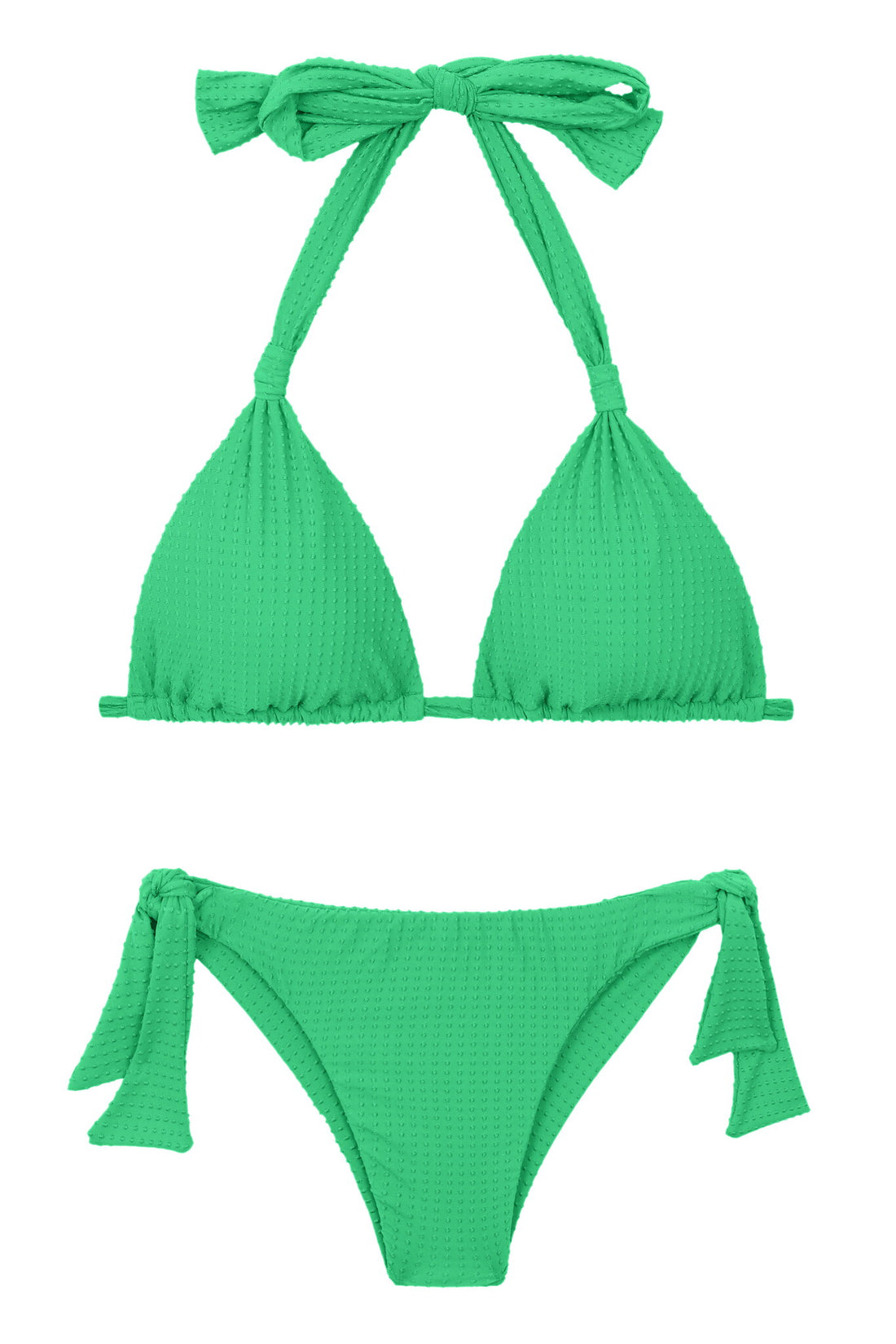 Product Front: Rio De Sol Two Piece Swimwear Set Dots-Tambourine Mel Italy