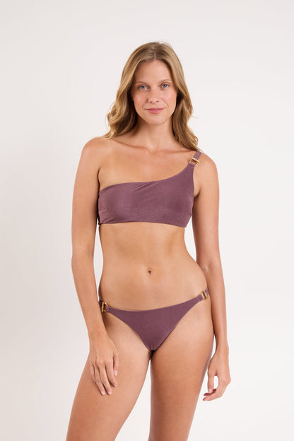 Model Front: Rio De Sol Bikini Bottoms Bottom Malibu-Ebano Bia