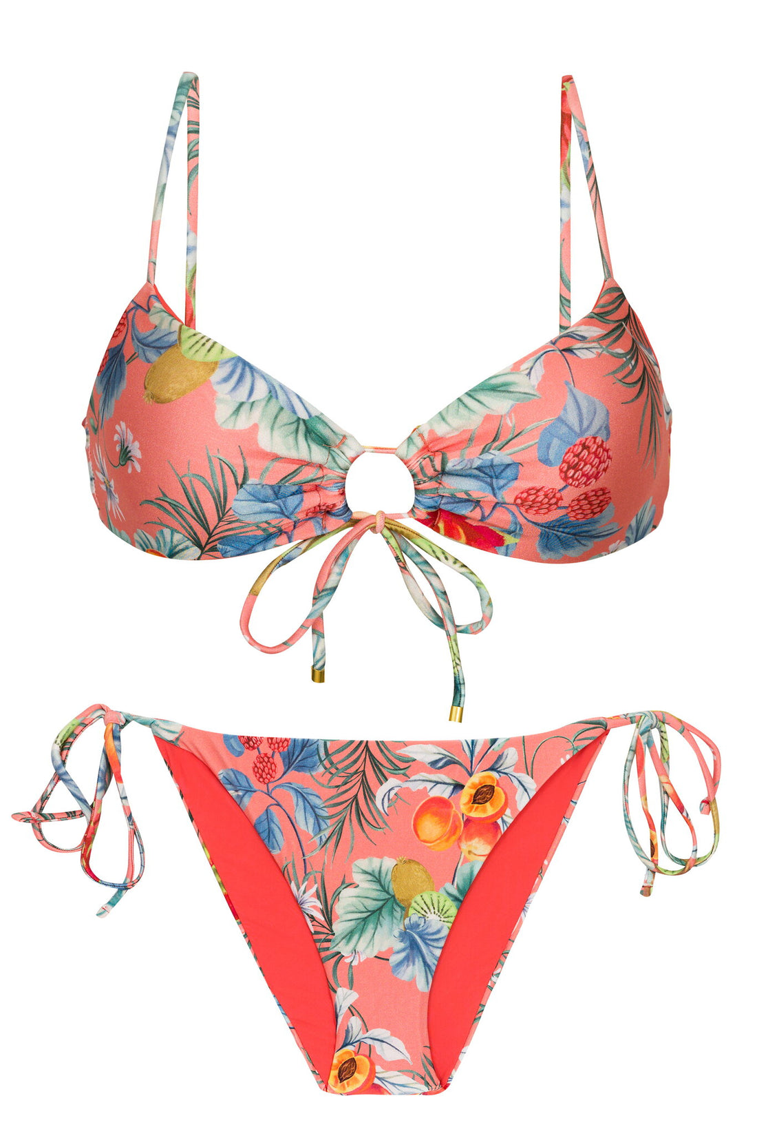 Product Front: Rio De Sol Two Piece Swimwear Set Frutti Mila Ibiza-Comfy